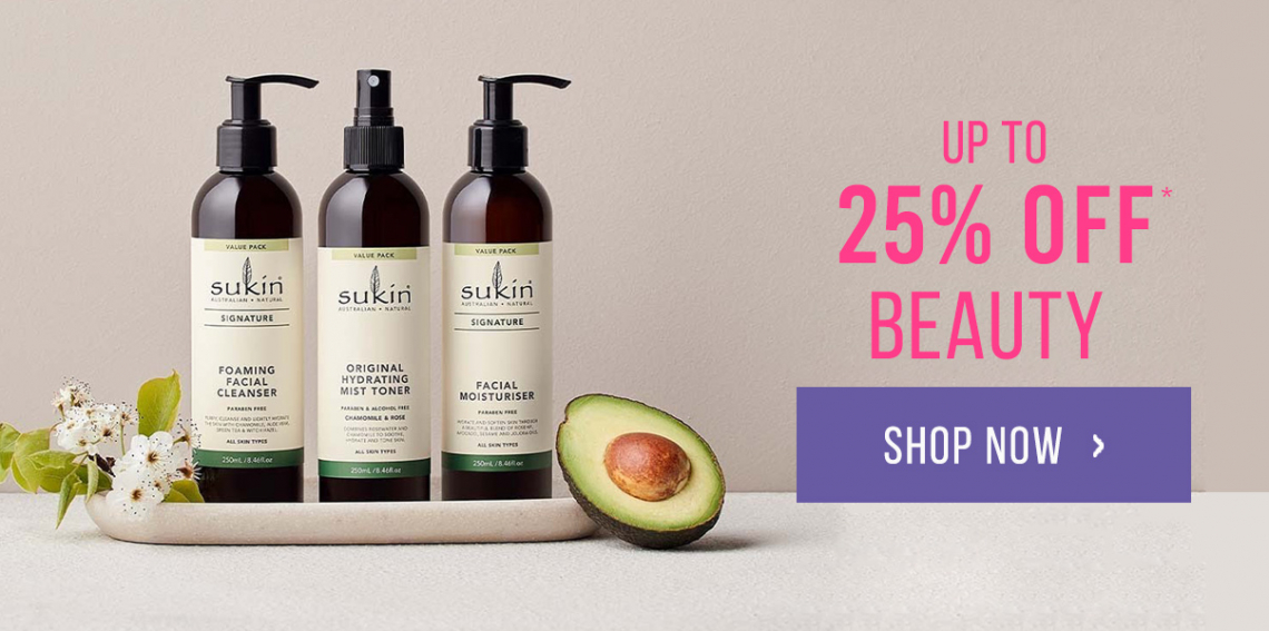 Up to 25% off Beauty*
