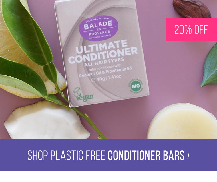 20% off Plastic Free Conditioner Bars*