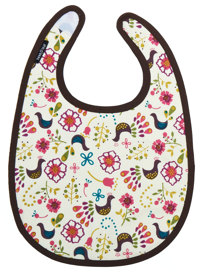 Reversible Baby Bib – Birds | Pixolith