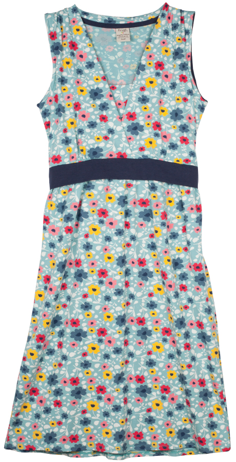 Frugi Summer Floral Tie Nursing Dress | Podcat