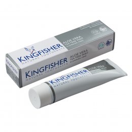 Kingfisher Fluoride Free Toothpaste - Aloe Vera, Tea Tree & Mint - 100ml