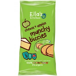 Ellas Kitchen Munchy Biccies - Cheese & Apple (pk of 5)