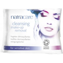 Natracare Organic Cleansing Make-up Removal Wipes - Pack of 20