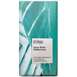 Vivani Organic Dark Chocolate  & Peppermint Filling - 100g