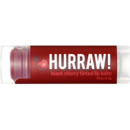 Hurraw! Organic Vegan Tinted Lip Balm - Black Cherry - 4.8g