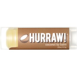 Hurraw! Organic Vegan Lip Balm - Coconut - 4.3g