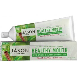 Jason Healthy Mouth Tartar Control Toothgel - Tea Tree & Cinnamon - 170g