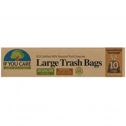 If You Care Recycled Large Drawstring Bin Bags - 113.6L - 10 Bags