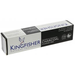 Kingfisher Charcoal Whitening Fluoride Free Toothpaste - 100ml