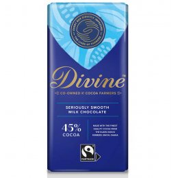 Divine 45 percent  Rich Milk Chocolate - 90g