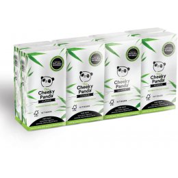 The Cheeky Panda FSC 100 percent  Bamboo Pocket Tissue - 8 Pack