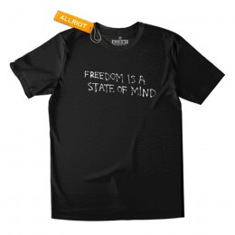 All Riot Freedom is a State of Mind Organic T-Shirt