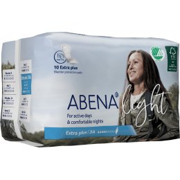 Abena Light Incontinence Pads - Extra Plus - Pack of 10