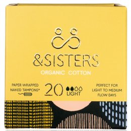 &SISTERS Naked Tampons - Light - Pack of 20