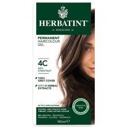 Herbatint Permanent Hair Dye - 4C Ash Chestnut - 150ml