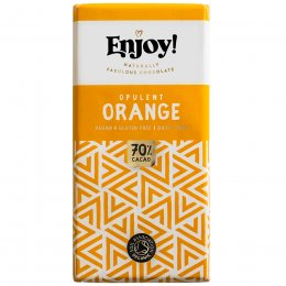 Enjoy Vegan Orange Chocolate Bar - 70g