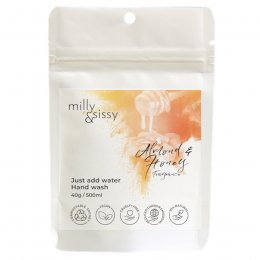 Milly & Sissy Zero Waste Hand Wash Refill Sachet - Honey & Almond - 40g
