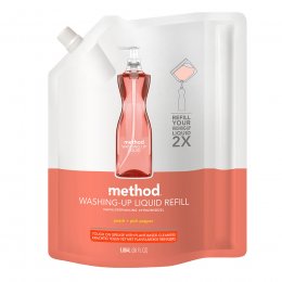 Method Washing Up Liquid Refill - Peach & Pink Pepper - 1.064L