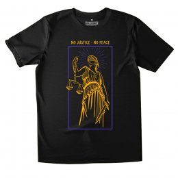 All Riot No Justice No Peace Organic T-Shirt - Black