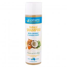 Grahams Natural Coconut & Manuka Honey Shampoo - 250ml
