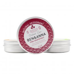 Ben & Anna Natural Deodorant Tin Pink Grapefruit - 45g