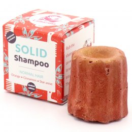Lamazuna Solid Orange, Cinnamon & Star Anise Shampoo - Normal Hair - 55g
