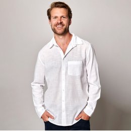 Nomads Long Sleeve Shirt - White