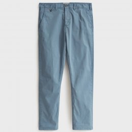 White Stuff Sutton Organic Chino Trousers - Mid Blue - Regular