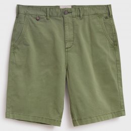 White Stuff Sutton Organic Chino Shorts - Khaki Green