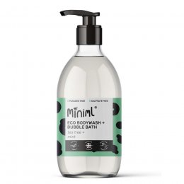 Miniml Body Wash & Bubblebath - Tea Tree & Mint - 500ml