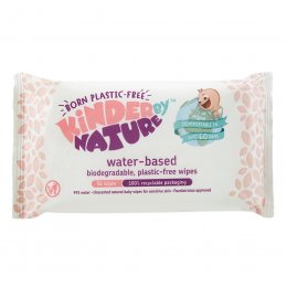 Kinder by Nature Water-Based Compostable Wipes - Pack of 56