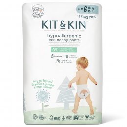 Kit & Kin Disposable Pull Up Pants - Extra Large - Size 6 - Pack of 18