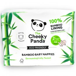 The Cheeky Panda Eco Friendly Bamboo Nappies - Size 2 - Pack of 46