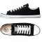 Ethletic Fairtrade Trainers - Black & White