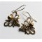 LA Jewellery Recycled Brass Nurture Bee Earrings