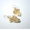 LA Jewellery Petite Ivy Recycled Brass Earrings