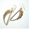 LA Jewellery Frank Lloyd Waterfall Recycled Brass Earrings