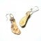 La Jewellery Recycled Brass Sycmore Earrings