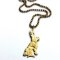 La Jewellery Recycled Brass Lobee Hare Nacklace