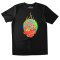 All Riot House on Fire Organic T-Shirt - Black