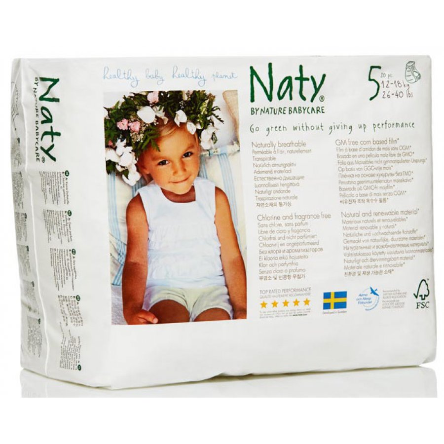 sød fjendtlighed George Eliot Naty Nappies by Nature Babycare