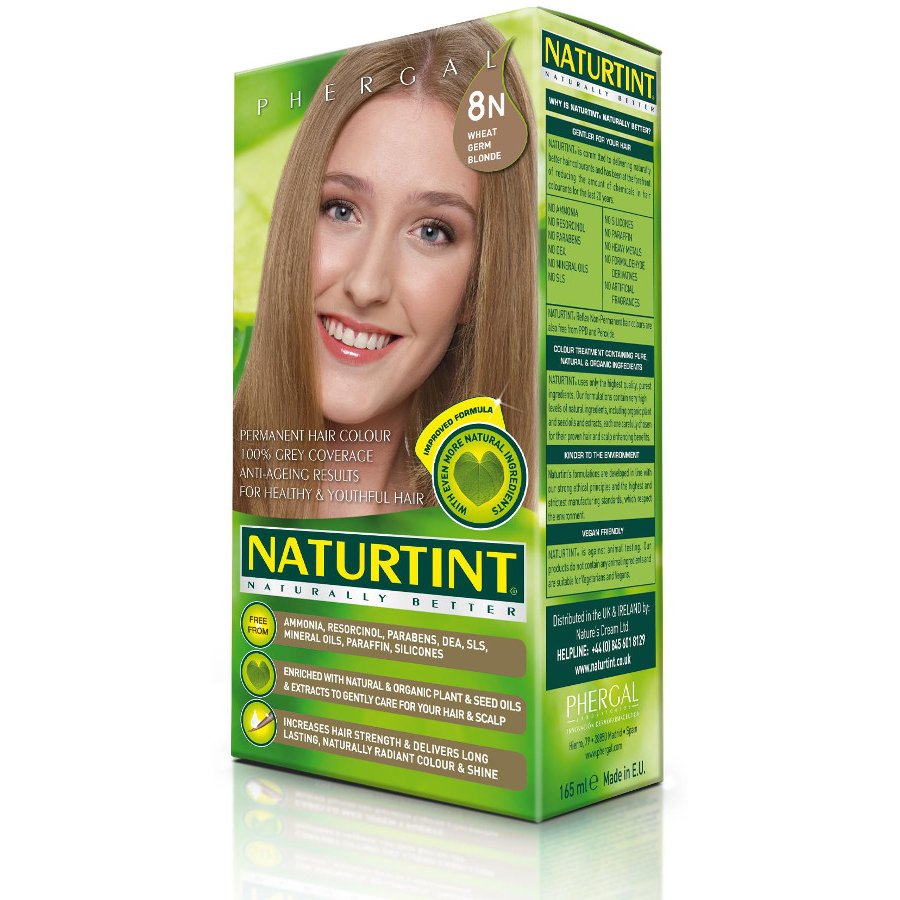 Naturtint 8n Wheatgerm Blonde Permanent Hair Dye 170ml Naturtint