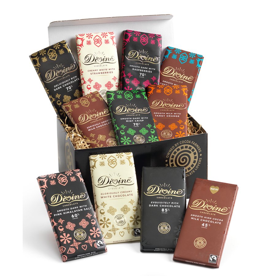 Divine Fabulous Flavours Chocolate Hamper Divine Chocolate